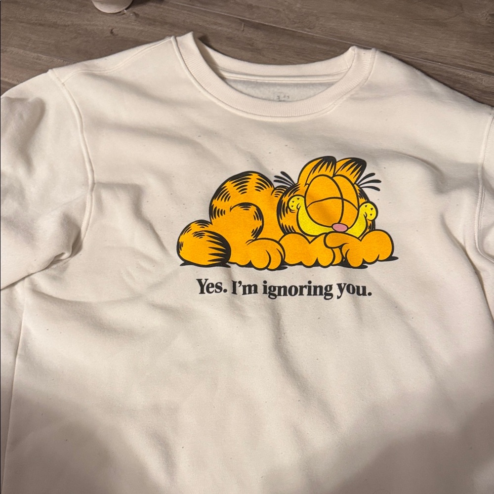 Garfield Women's Cream Sweater